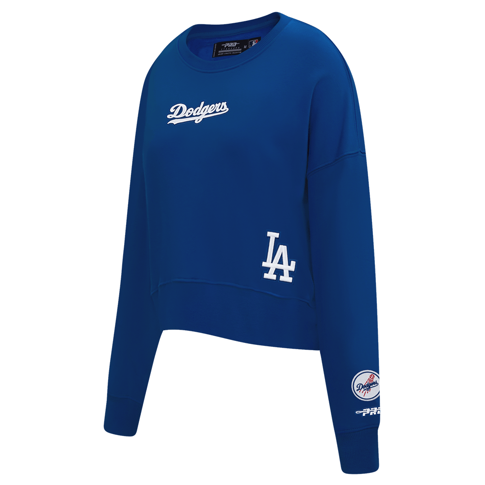 MLB LOS ANGELES DODGERS WINGSPAN WOMEN'S FLC CREWNECK (DODGER BLUE)
