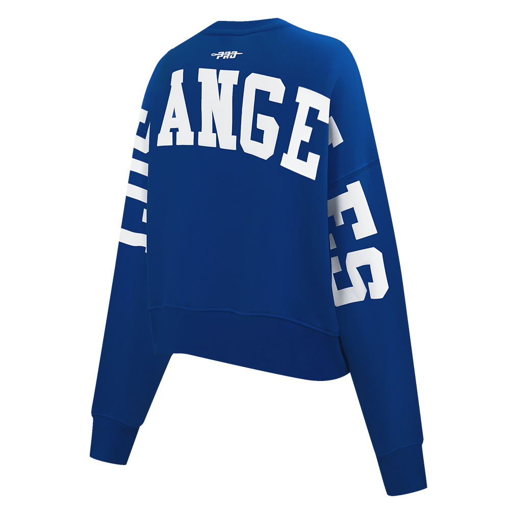 MLB LOS ANGELES DODGERS WINGSPAN WOMEN'S FLC CREWNECK (DODGER BLUE)