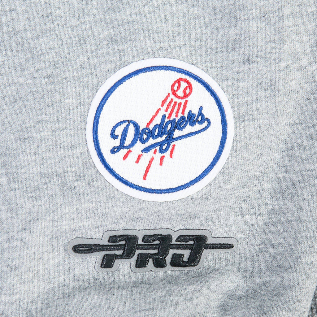SUÉTER DE CUELLO REDONDO FLC WINGSPAN PARA MUJER MLB LOS ANGELES DODGERS (GRIS OSCURO MELANGE)
