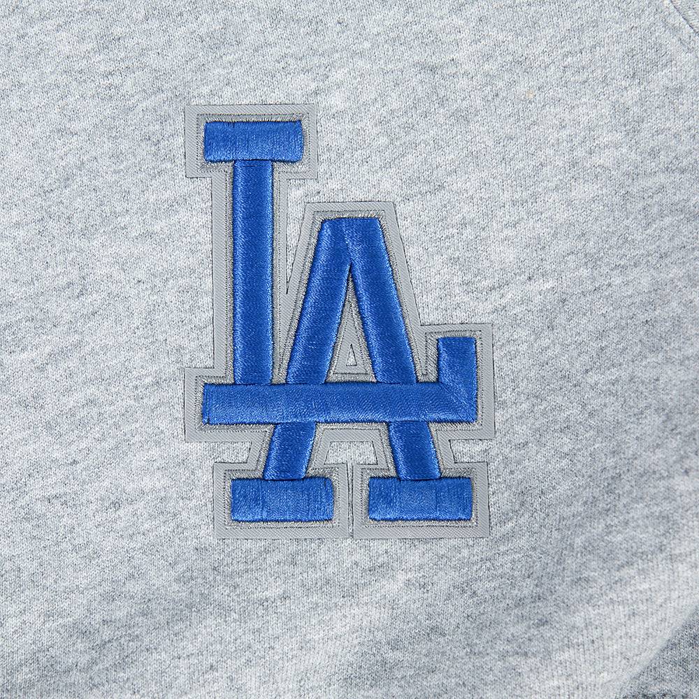 SUÉTER DE CUELLO REDONDO FLC WINGSPAN PARA MUJER MLB LOS ANGELES DODGERS (GRIS OSCURO MELANGE)