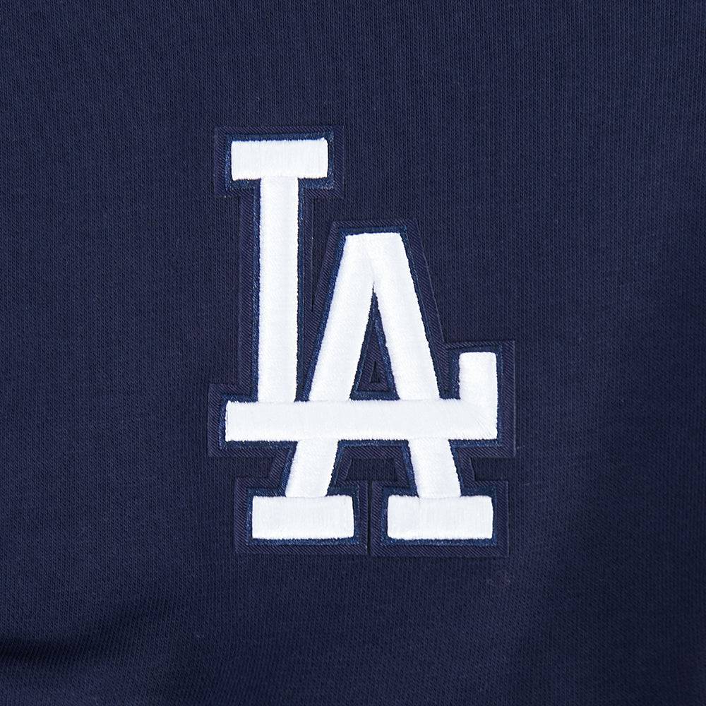 MLB LOS ANGELES DODGERS WINGSPAN WOMEN'S FLC CREWNECK (MIDNIGHT NAVY)