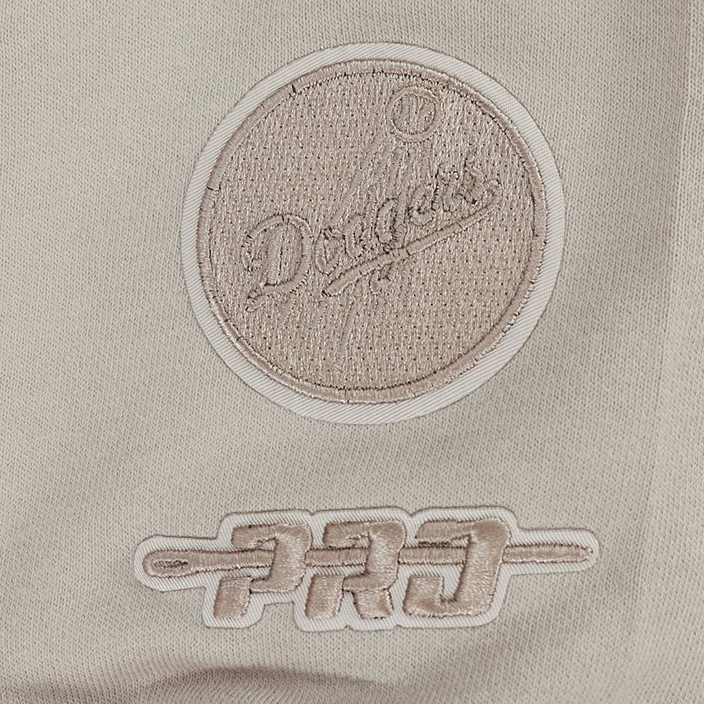 MLB LOS ANGELES DODGERS WINGSPAN WOMEN'S FLC CREWNECK (TAUPE)