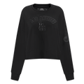 MLB LOS ANGELES DODGERS TRIPLE BLACK WOMEN'S CREWNECK (TRIPLE BLACK)