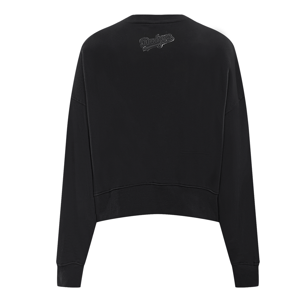 MLB LOS ANGELES DODGERS TRIPLE BLACK WOMEN'S CREWNECK (TRIPLE BLACK)