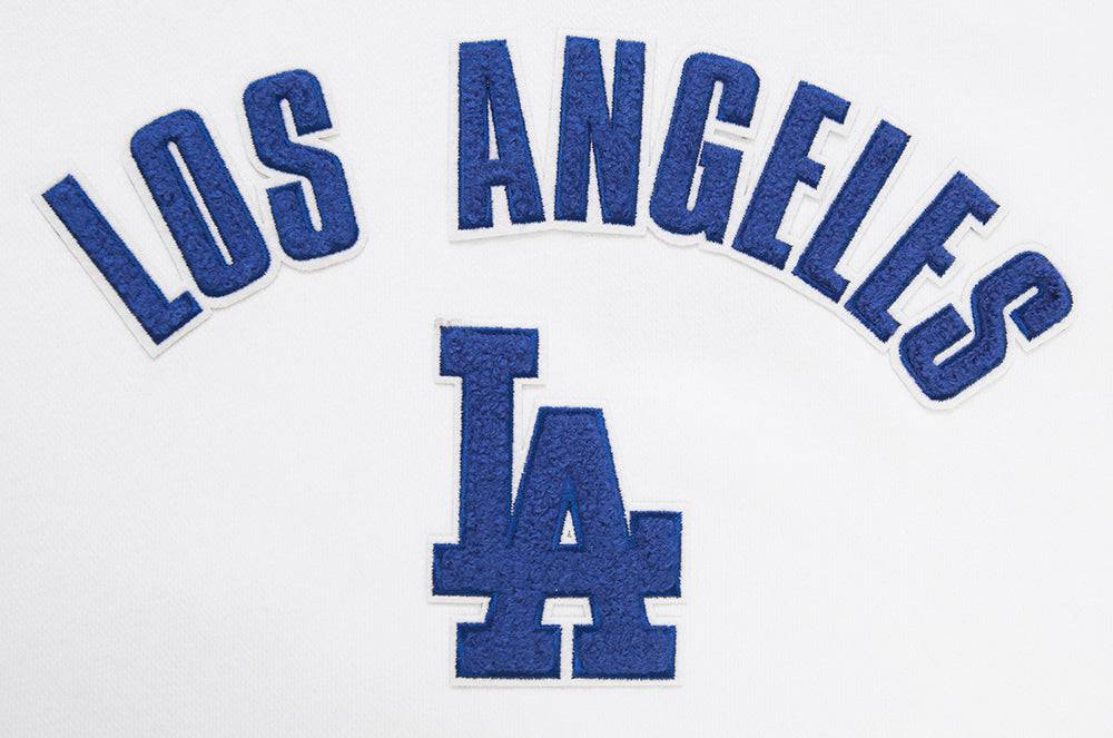 MLB LOS ANGELES DODGERS CLASSIC WOMEN'S PULLOVER HOODIE (WHITE)
