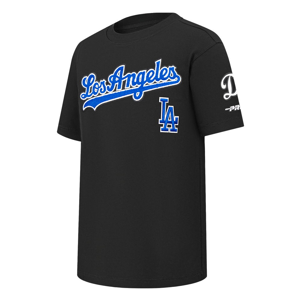 MLB LOS ANGELES DODGERS CLASSIC LITTLE BOYS SHORT SLEEVE TOP (BLACK)