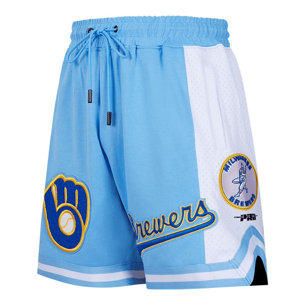 MLB MILWAUKEE BREWERS RETRO CLASSIC MEN'S 2.0 SHORT (UNIVERSITY BLUE)
