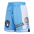 MLB MILWAUKEE BREWERS RETRO CLASSIC MEN'S 2.0 SHORT (UNIVERSITY BLUE)