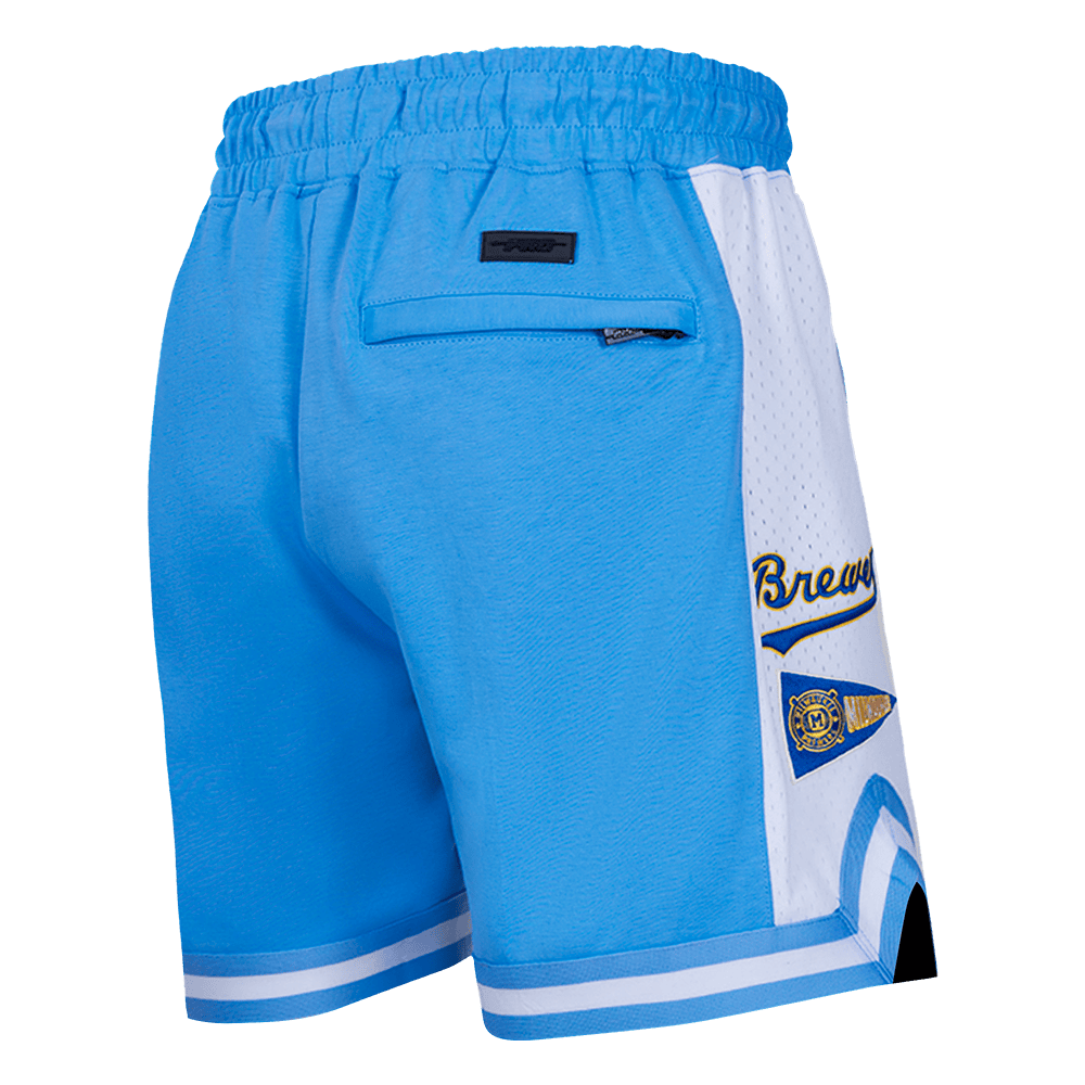MLB MILWAUKEE BREWERS RETRO CLASSIC MEN'S 2.0 SHORT (UNIVERSITY BLUE)