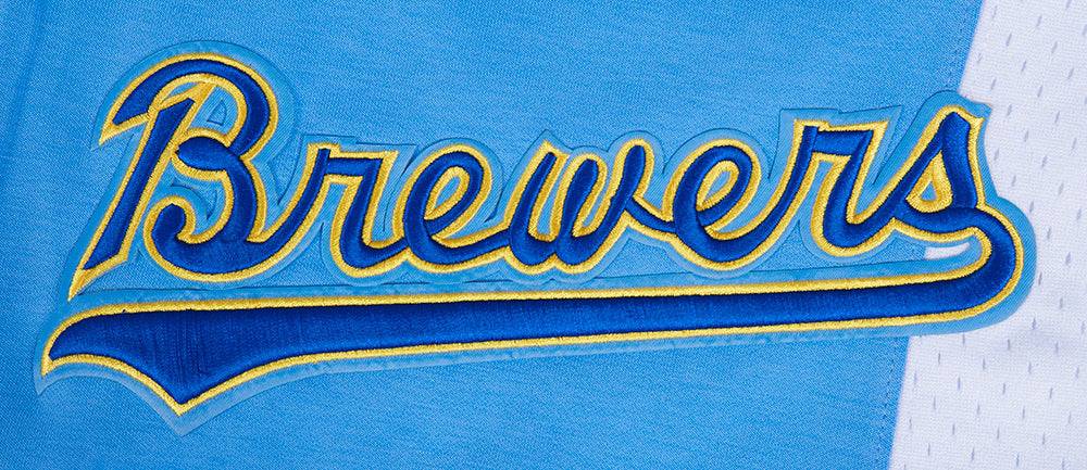 MLB MILWAUKEE BREWERS RETRO CLASSIC MEN'S 2.0 SHORT (UNIVERSITY BLUE)