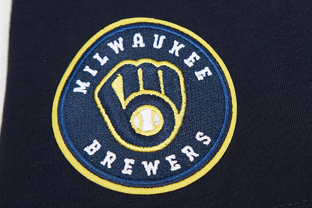 TOP CLÁSICO HOLGADO PARA MUJER MLB MILWAUKEE BREWERS (AZUL MARINO NOCHE)