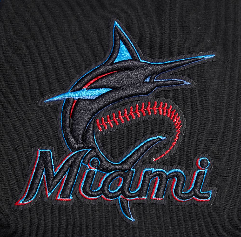 CAMISETAS MLB MIAMI MARLINS SCRIPT TAIL PARA HOMBRE (NEGRO)