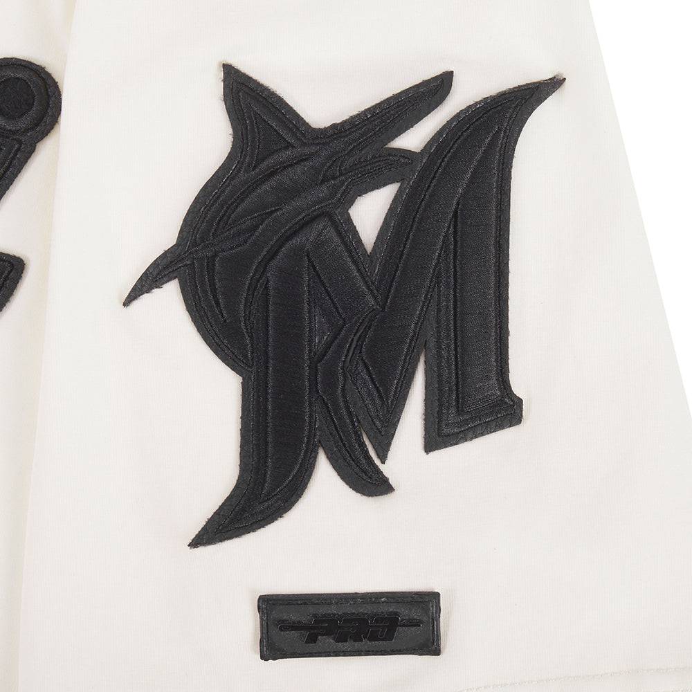MLB MIAMI MARLINS TRIPLE TONAL SJ TEE (EGGSHELL)