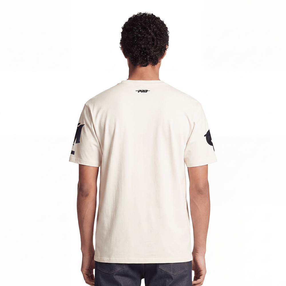 MLB MIAMI MARLINS TRIPLE TONAL SJ TEE (EGGSHELL)