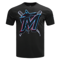 MLB MIAMI MARLINS MASHUP MEN'S TOP (BLACK)