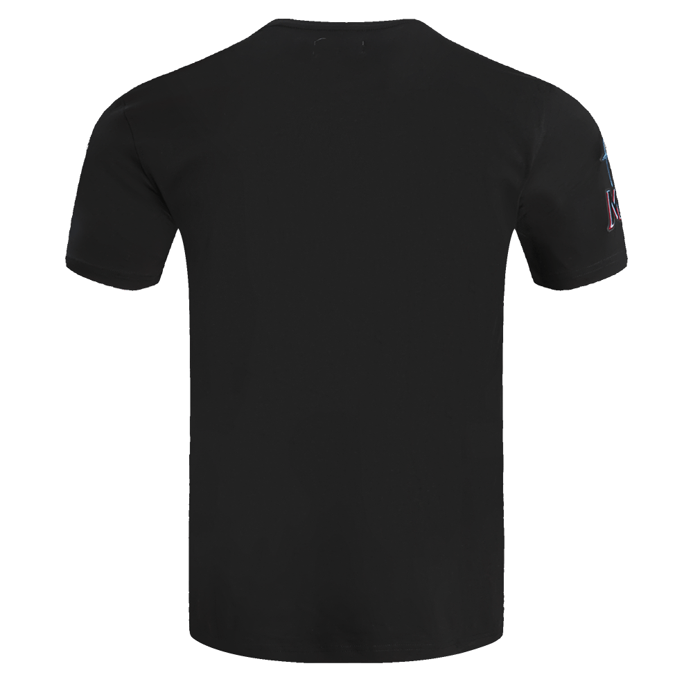 TOP DE HOMBRE MLB MIAMI MARLINS OLD ENGLISH (NEGRO)