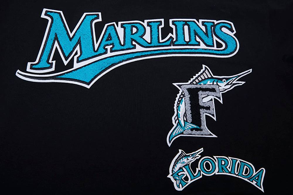 MLB FLORIDA MARLINS RETRO CLASSIC MEN'S STRIPED TOP (BLACK)