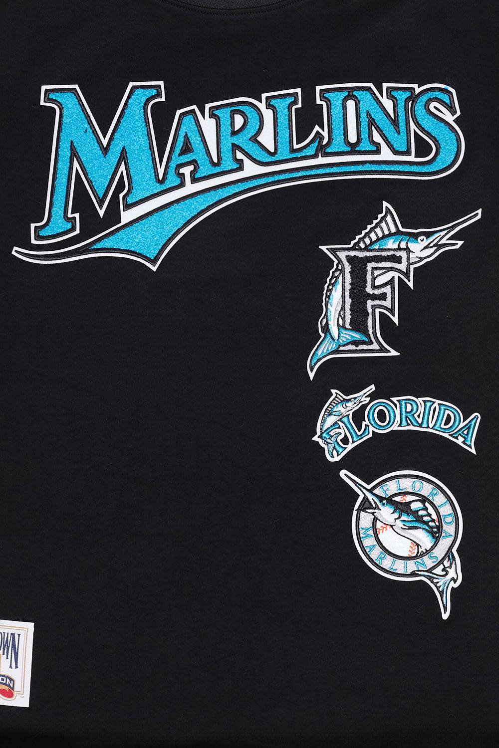 MLB FLORIDA MARLINS RETRO CLASSIC MEN'S TOP (BLACK)