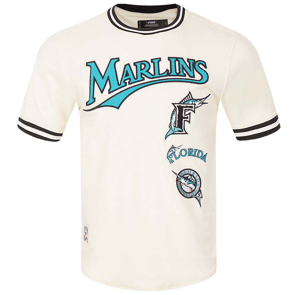 MLB FLORIDA MARLINS RETRO CLASSIC MEN'S TOP (EGGSHELL/ BLACK)