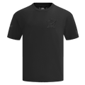 MLB MIAMI MARLINS NEUTRAL MEN'S DROP SHOULDER TOP (BLACK)