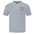 MLB MIAMI MARLINS NEUTRAL MEN'S DROP SHOULDER TOP (DARK HEATHER GRAY)