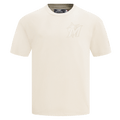 MLB MIAMI MARLINS NEUTRAL MEN'S DROP SHOULDER TOP (EGGSHELL)