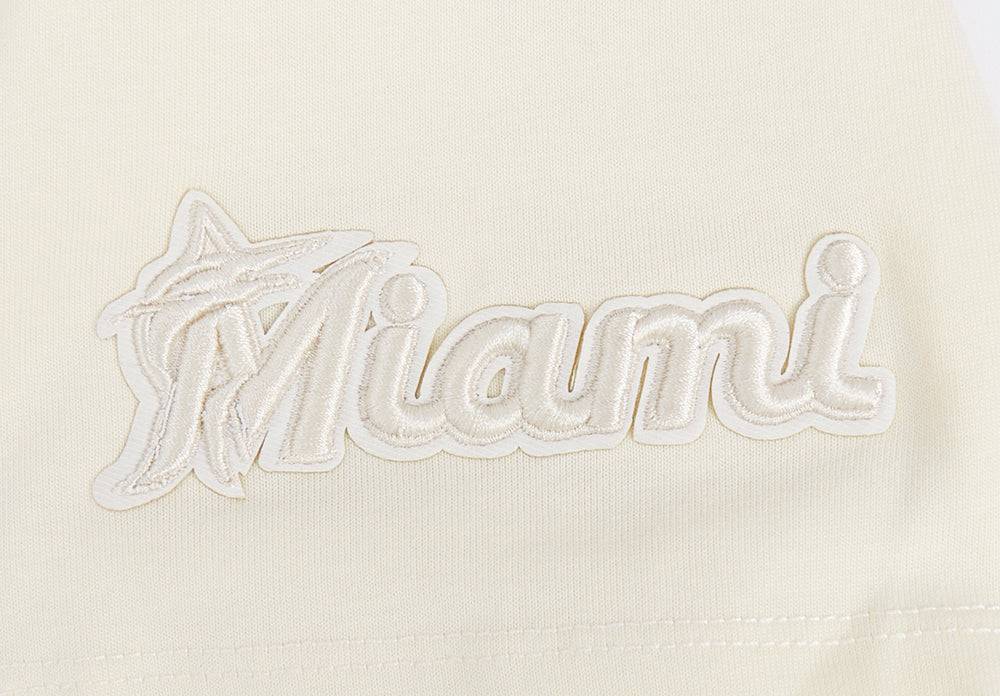 MLB MIAMI MARLINS NEUTRAL MEN'S DROP SHOULDER TOP (EGGSHELL)