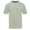 MLB MIAMI MARLINS NEUTRAL MEN'S CJ DROP SHOULDER TOP (MOSS)
