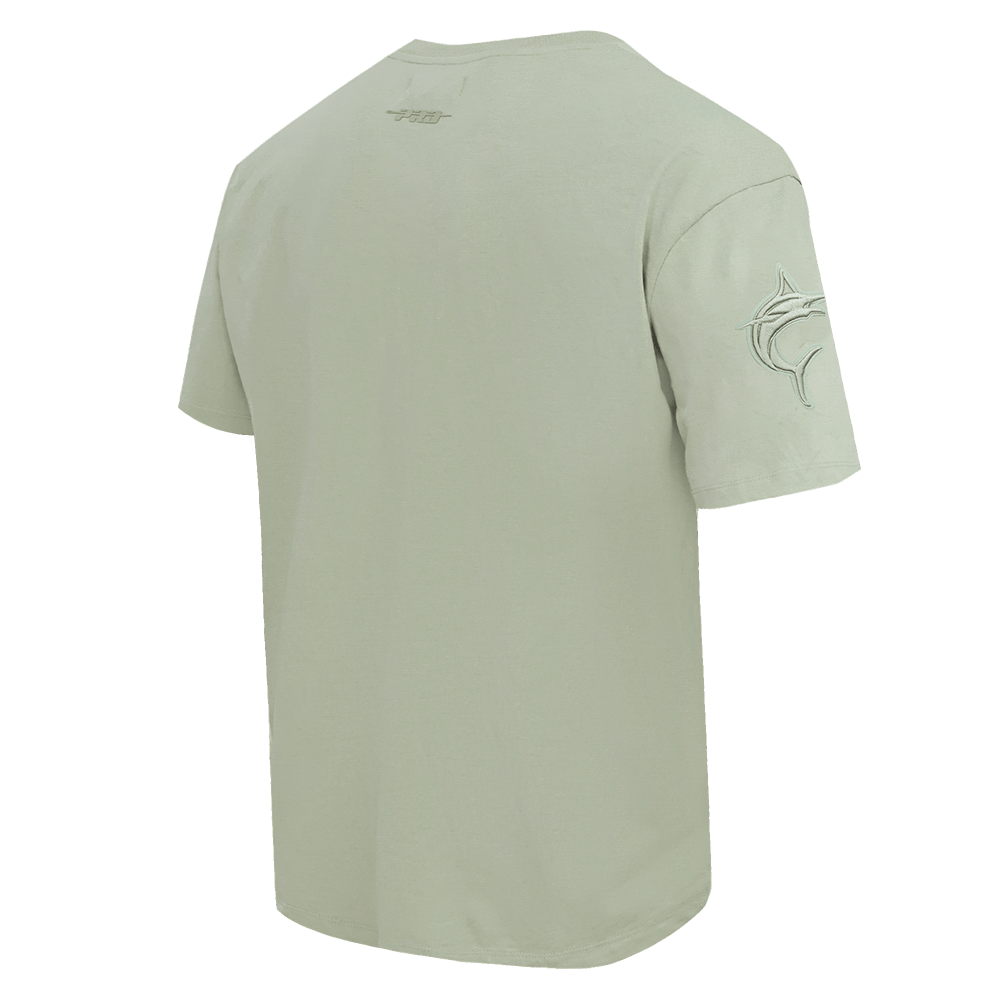 MLB MIAMI MARLINS NEUTRAL MEN'S CJ DROP SHOULDER TOP (MOSS)