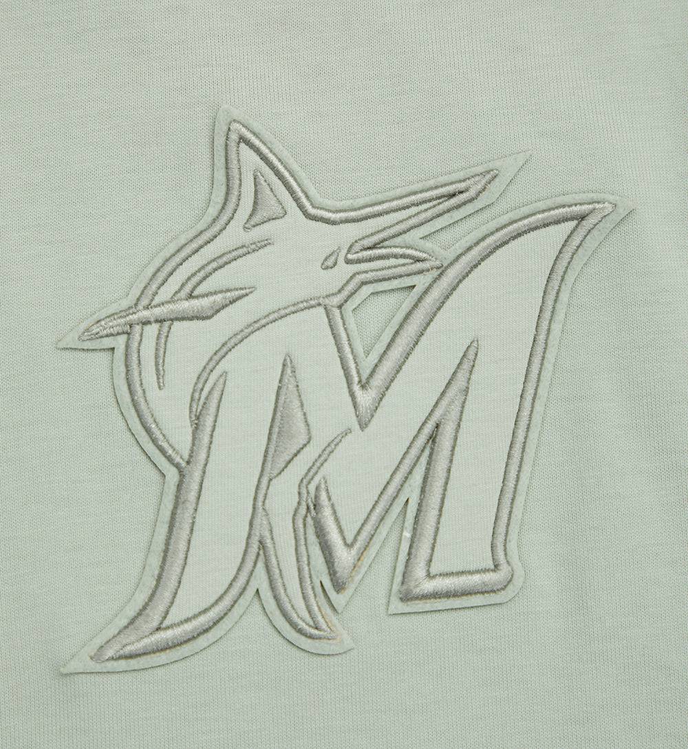 MLB MIAMI MARLINS NEUTRAL MEN'S CJ DROP SHOULDER TOP (MOSS)