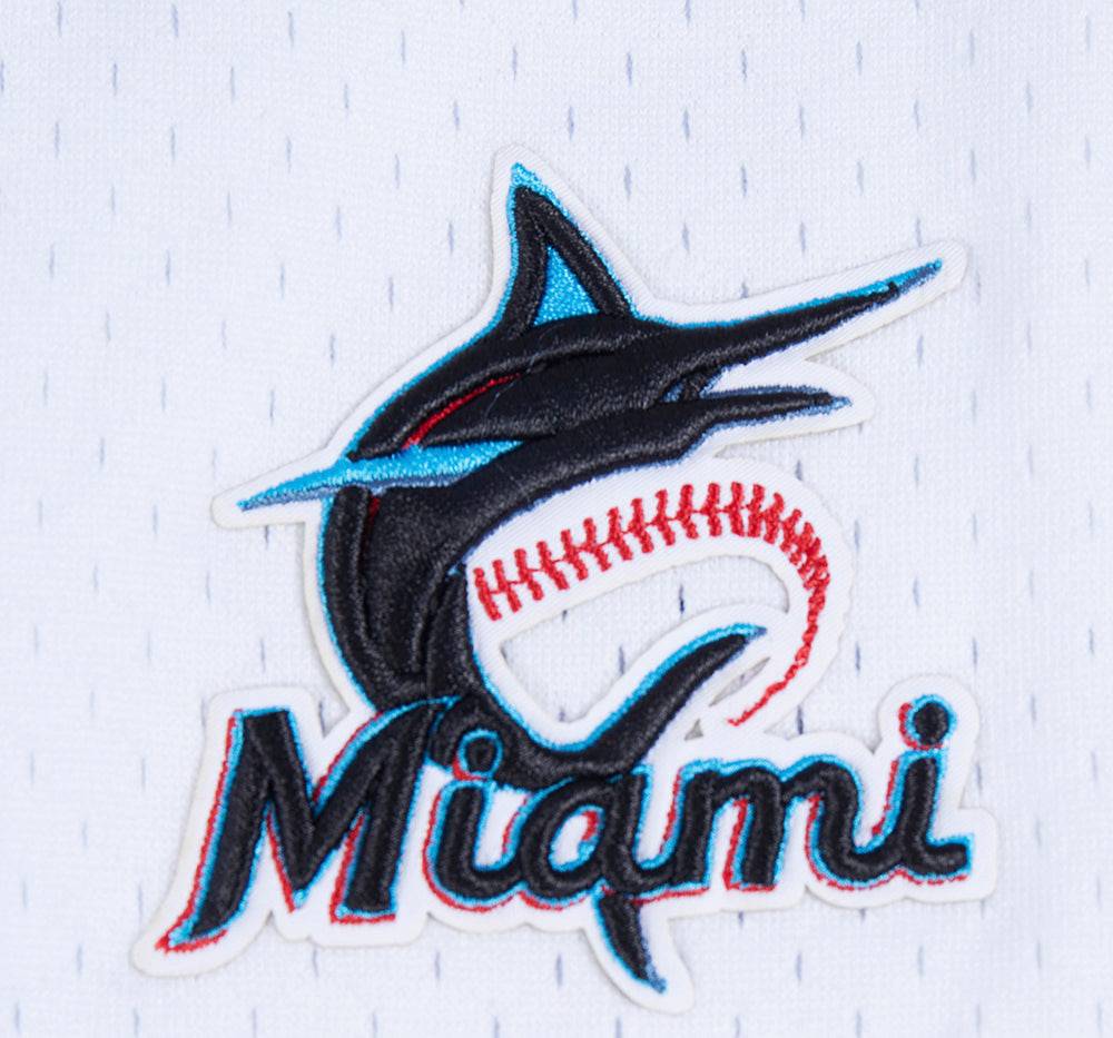 MLB MIAMI MARLINS SCRIPT TAIL MEN'S DOUBLE KNIT 2.0 SHORT (UNIVERSITY BLUE)