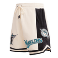 PANTALÓN CORTO MLB FLORIDA MARLINS RETRO CLASSIC PARA HOMBRE 2.0 (BLANCO HUESO/ NEGRO)