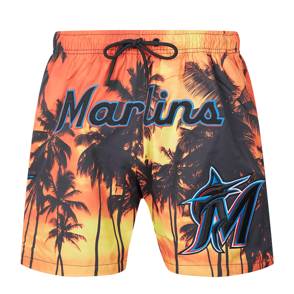 MLB MIAMI MARLINS AOP MARS WOVEN SHORT (SUNSET)