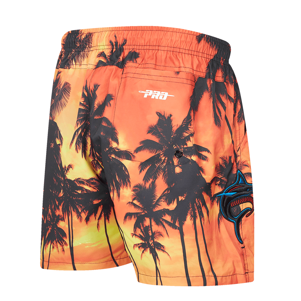 MLB MIAMI MARLINS AOP MARS WOVEN SHORT (SUNSET)