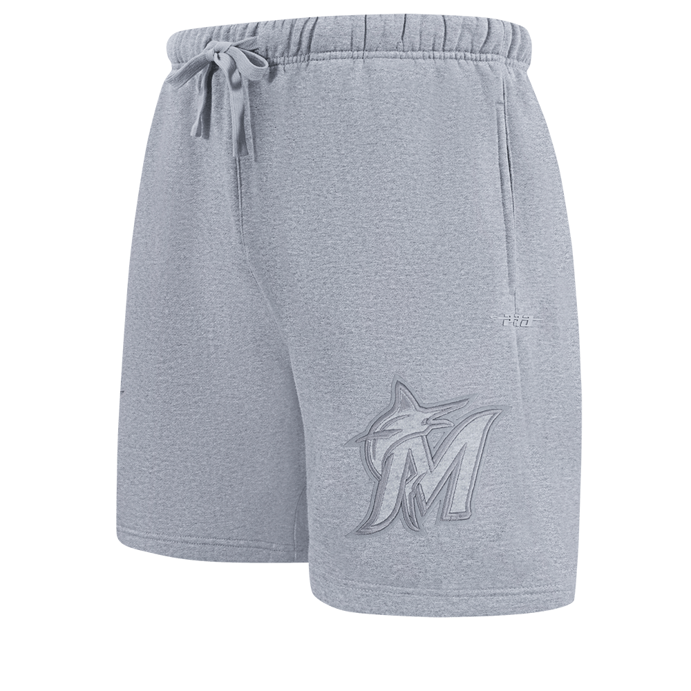 MLB MIAMI MARLINS NEUTRAL MEN'S SHORT (DARK HEATHER GRAY)