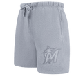 MLB MIAMI MARLINS NEUTRAL MEN'S SHORT (DARK HEATHER GRAY)