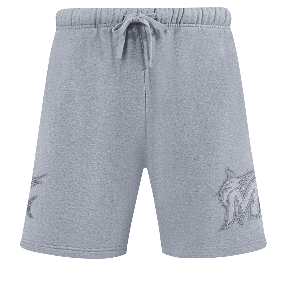 MLB MIAMI MARLINS NEUTRAL MEN'S SHORT (DARK HEATHER GRAY)