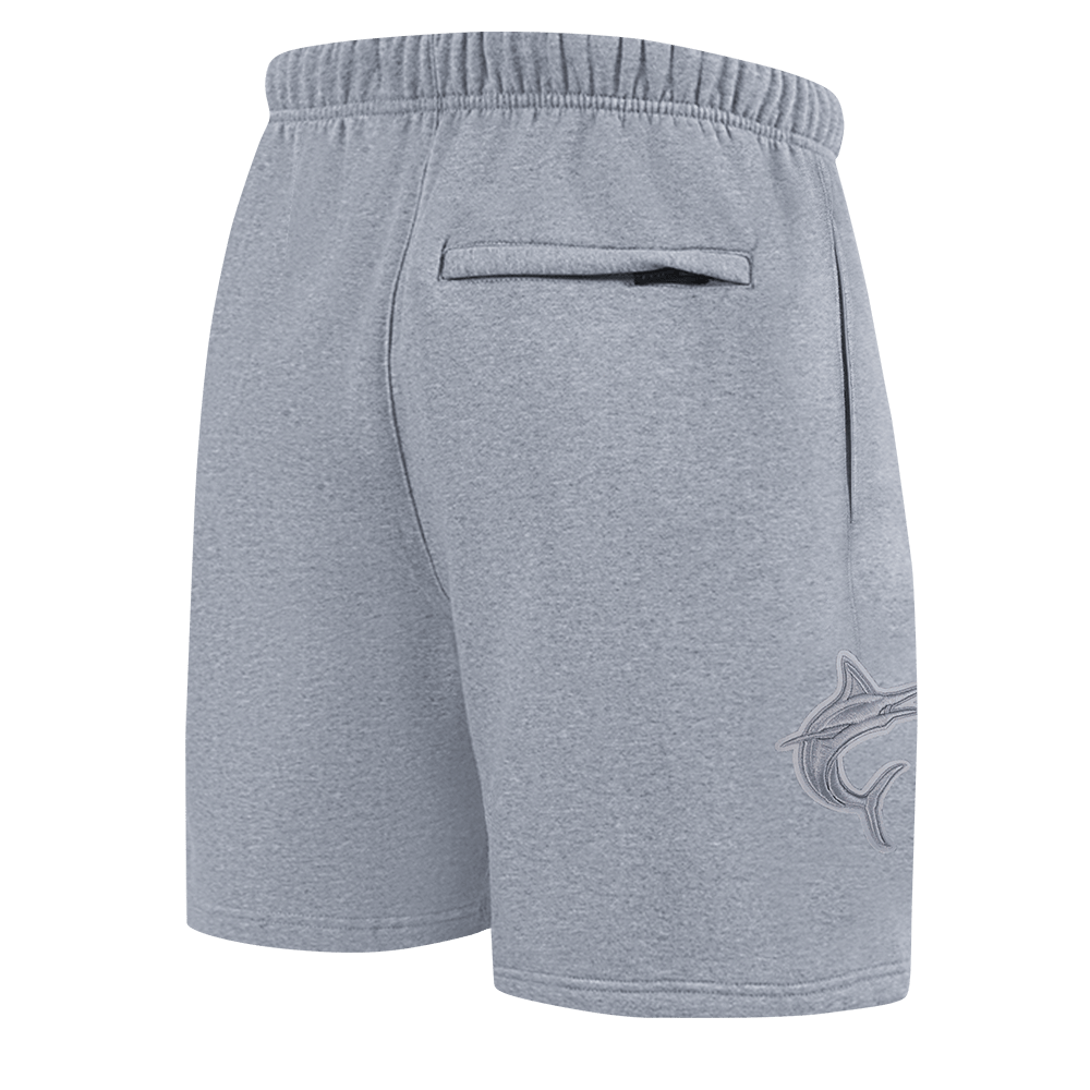 MLB MIAMI MARLINS NEUTRAL MEN'S SHORT (DARK HEATHER GRAY)