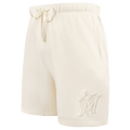 MLB MIAMI MARLINS NEUTRAL MEN'S SHORT (EGGSHELL)