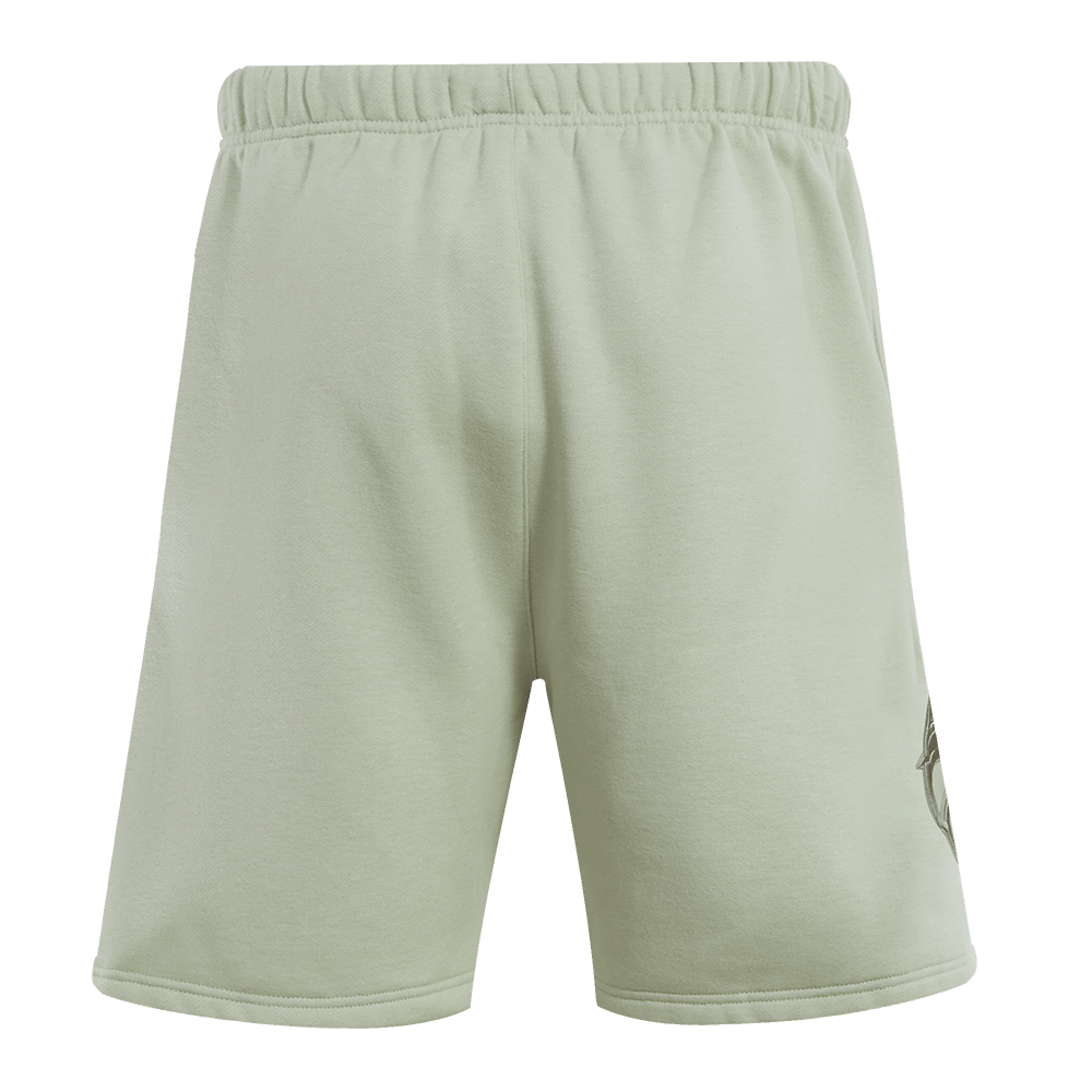 MLB MIAMI MARLINS NEUTRAL FLEECE SHORT (MOSS)