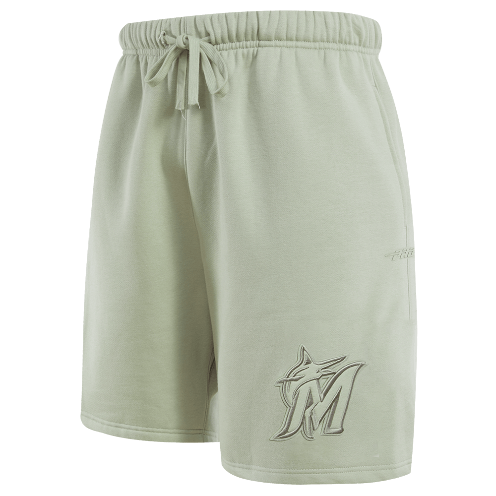 MLB MIAMI MARLINS NEUTRAL FLEECE SHORT (MOSS)