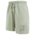 MLB MIAMI MARLINS NEUTRAL FLEECE SHORT (MOSS)