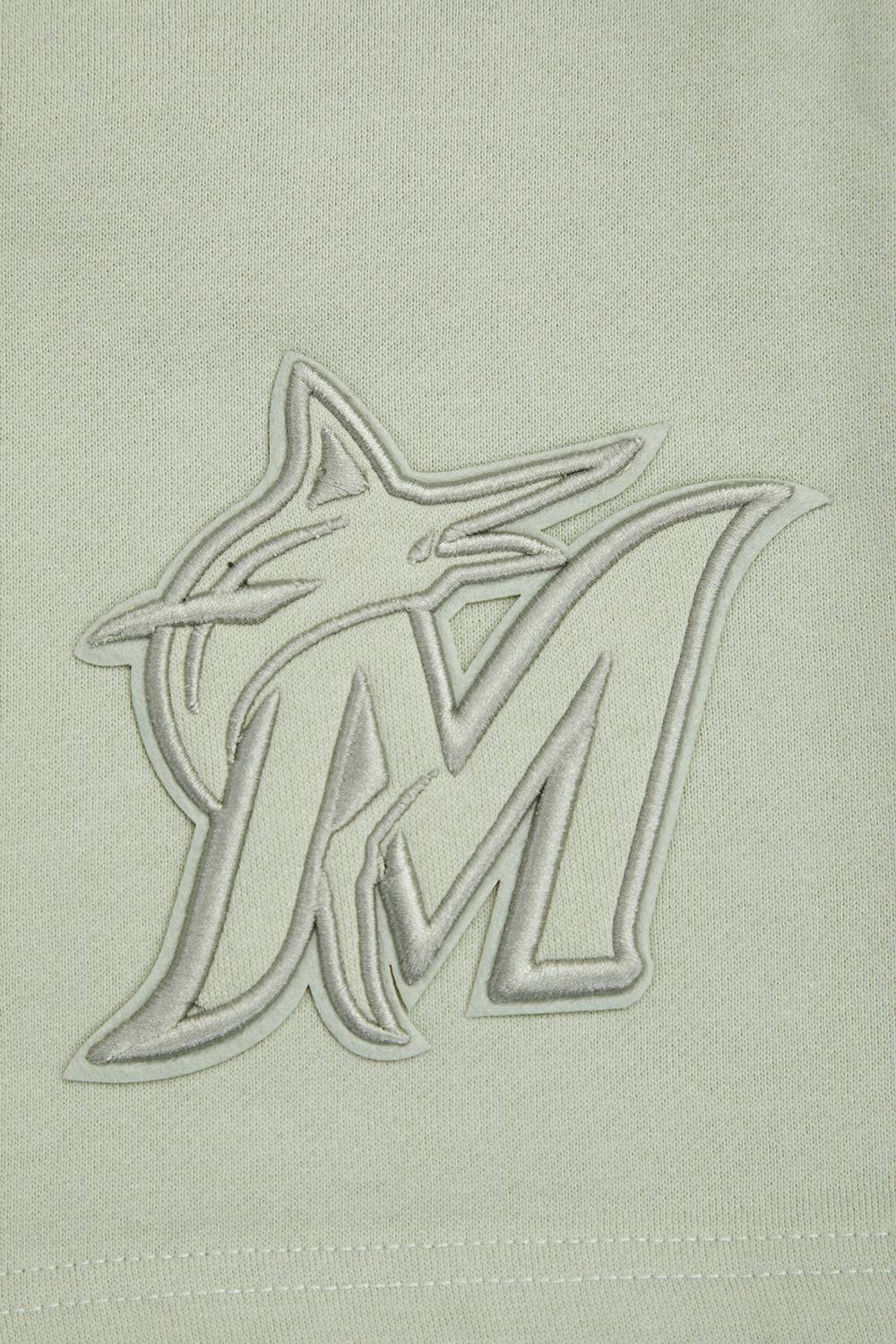 MLB MIAMI MARLINS NEUTRAL FLEECE SHORT (MOSS)