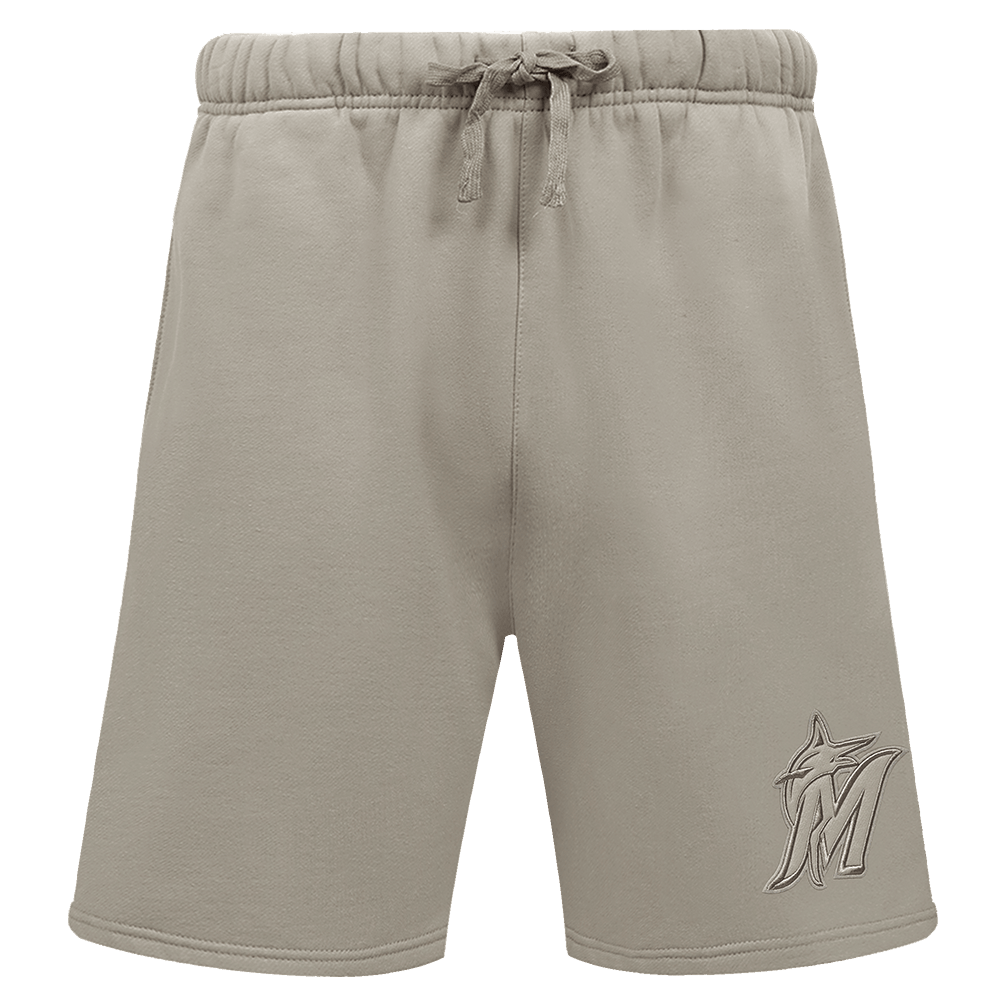 MLB MIAMI MARLINS NEUTRAL MEN'S SHORT (TAUPE)