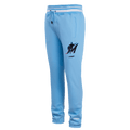 MLB MIAMI MARLINS SCRIPT TAIL MEN'S RIB FLEECE SWEATPANT (UNIVERSITY BLUE)