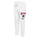 MLB MIAMI MARLINS OLD ENGLISH MEN'S SWEATPANT (WHITE)