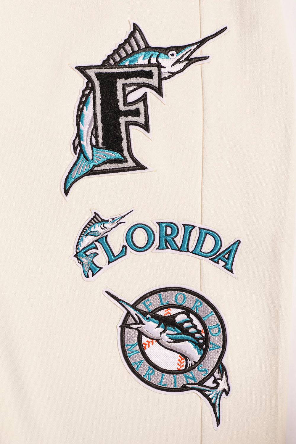MLB FLORIDA MARLINS RETRO CLASSIC MEN'S SWEATPANT (EGGSHELL/ BLACK)