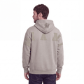 MLB MIAMI MARLINS WINGSPAN SUDADERA CON CAPUCHA DE FELPA PARA HOMBRE CON HOMBROS CAÍDOS (BEIGE)