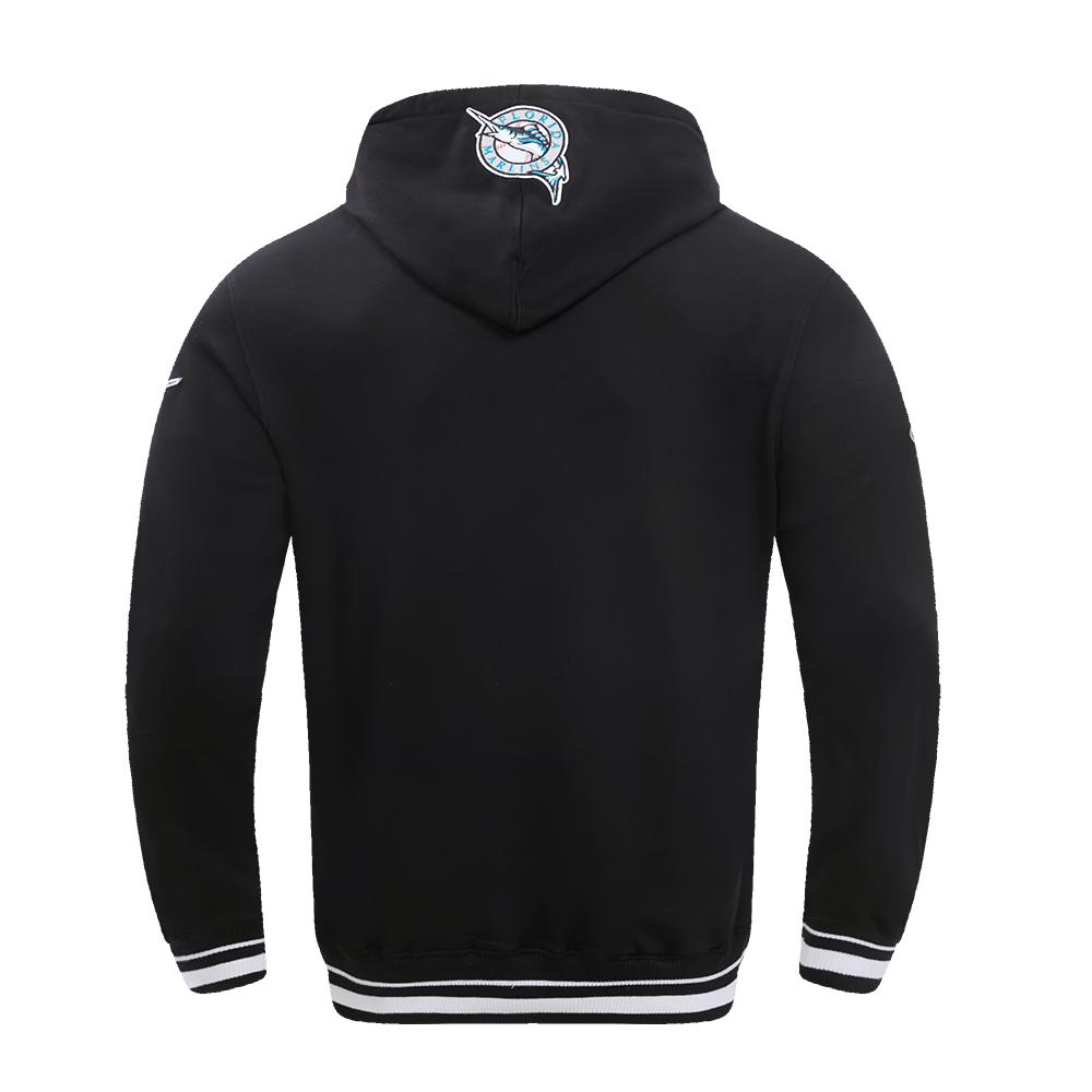 MLB FLORIDA MARLINS RETRO CLASSIC MEN'S PULLOVER HOODIE (BLACK)