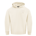 MLB MIAMI MARLINS NEUTRAL MEN'S DROP SHOULDER PULLOVER HOODIE (EGGSHELL)